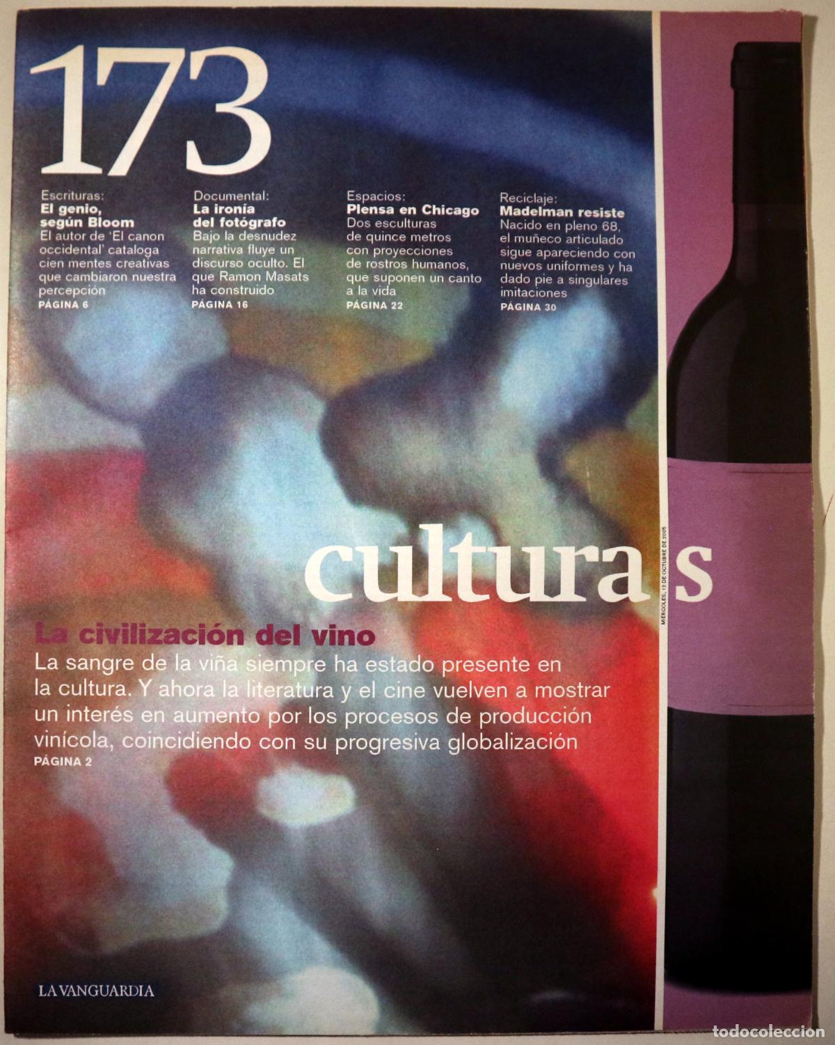 Libros: (Bloom, Harold - Masats, Ramon etc.) - CULTURAS N&ordm; 173: La civilizaci&oacute;n del vino - Barcelona 2005 -