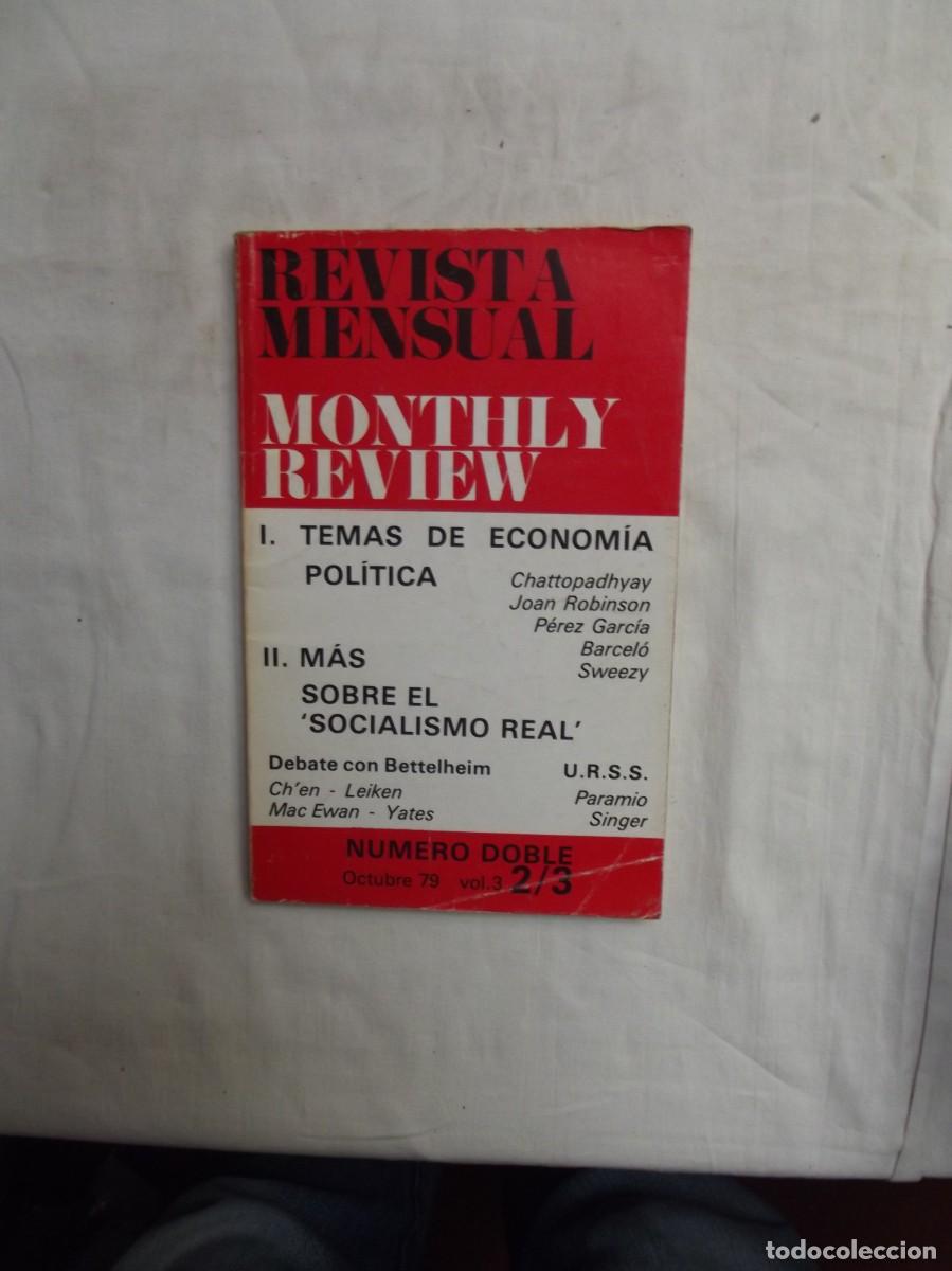 Libros: REVISTA MENSUAL MONTHLY REVIEW OCTUBRE 1979- VOL,3 - 2/3
