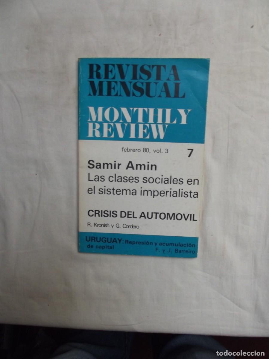 Libros: REVISTA MENSUAL MONTHLY REVIEW FEBRERO 1980 - VOL,3 - 7