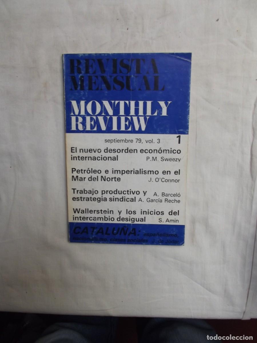 Libros: REVISTA MENSUAL MONTHLY REVIEW SEPTIEMBRE 1979 - VOL,3 - 1