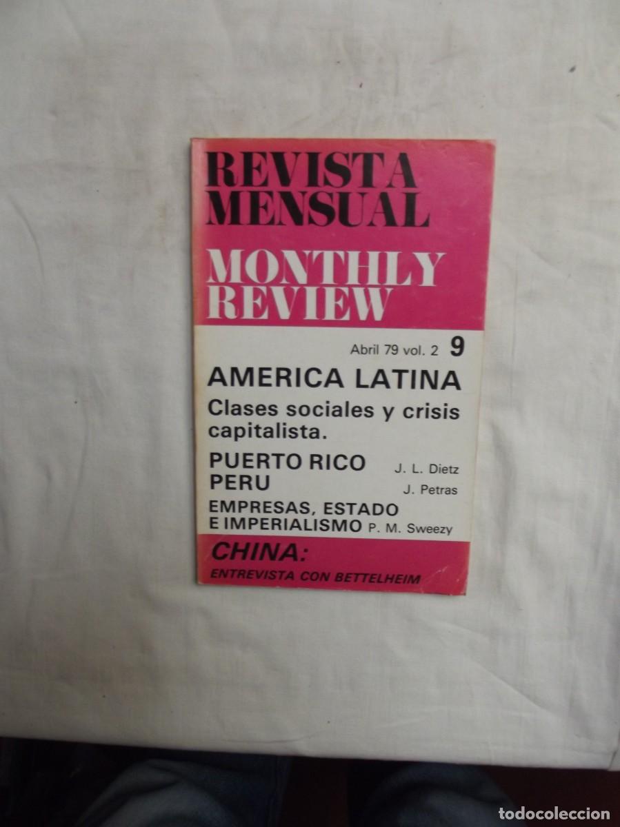 Libros: REVISTA MENSUAL MONTHLY REVIEW ABRIL 1979 - VOL,2 - 9