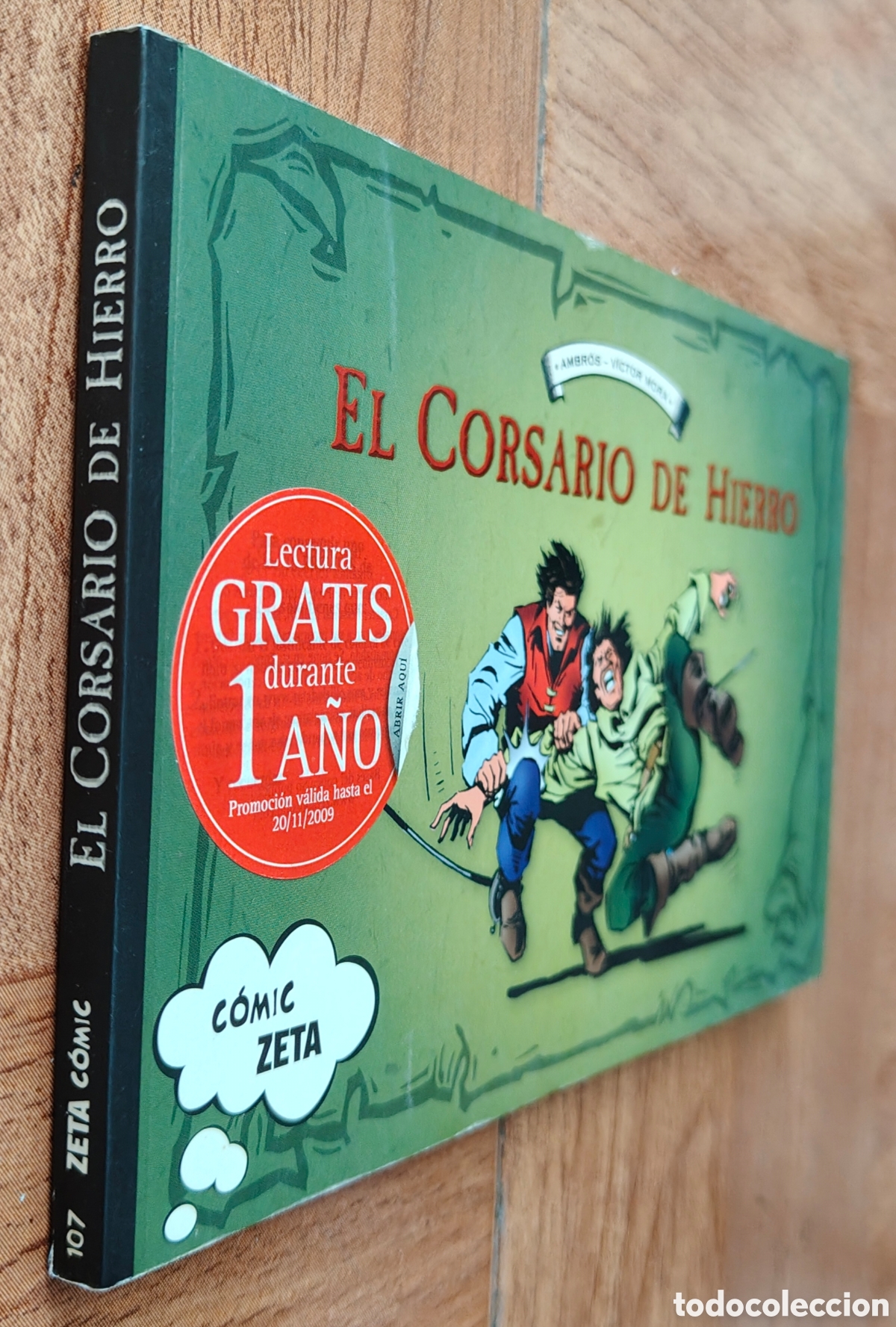 Livros em segunda m&atilde;o: El Corsario de Hierro � C&oacute;mic Zeta - Ambr&oacute;s / V&iacute;ctor Mora