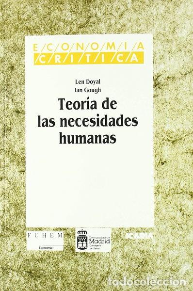books: Teor&iacute;a de las necesidades humanas- 9788474262186