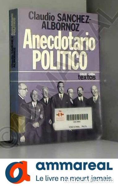 books: Anecdotario pol&iacute;tico- 9788432002748