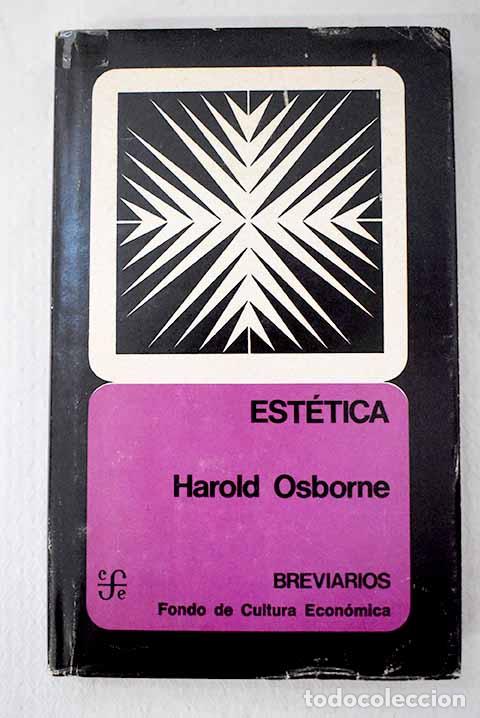 Libros: Est&eacute;tica: Osborne, Harold.- Osborne, Harold