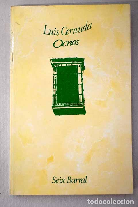 Libros: Ocnos: Cernuda, Luis.- Cernuda, Luis