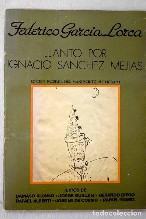 Livros em segunda m&atilde;o: Llanto por Ignacio S&aacute;nchez Mej&iacute;as.- Garc&iacute;a Lorca, Federico