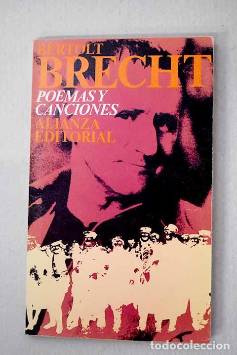 Libros: Poemas y canciones: Brecht, Bertolt.- Brecht, Bertolt
