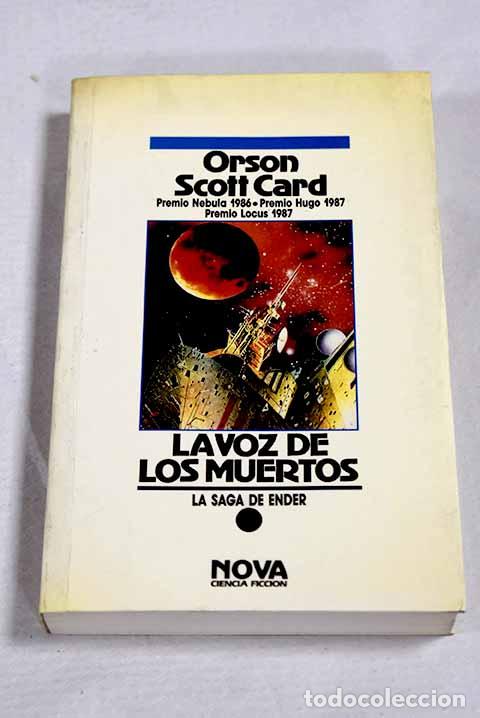 Livres: La voz de los muertos: la saga de Ender.- Card, Orson Scott
