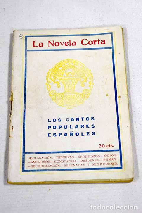 Libros: Los cantos populares espa&ntilde;oles