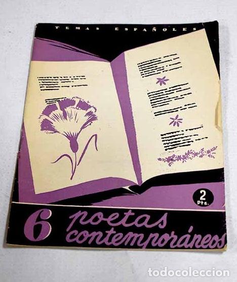 Libros: Seis poetas contempor&aacute;neos.- Montero, Vicente G.