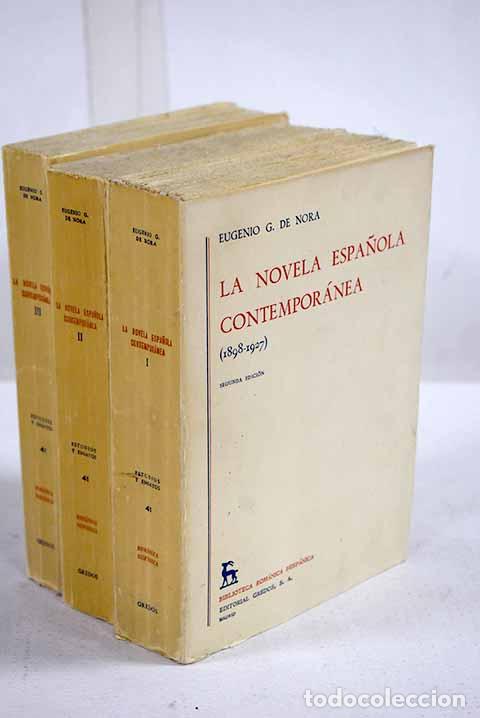 books: La novela espa&ntilde;ola contempor&aacute;nea.- Nora, Eugenio de