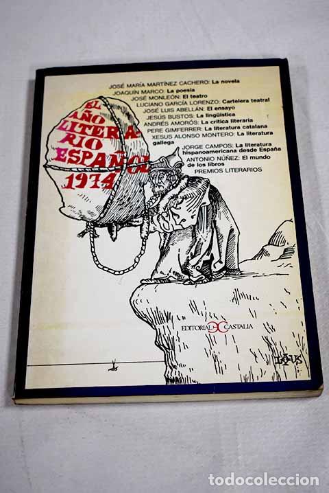 books: El a&ntilde;o literario espa&ntilde;ol 1974