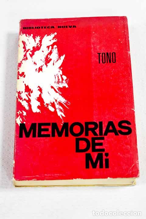 books: Memorias de m&iacute;: Tono.- Tono