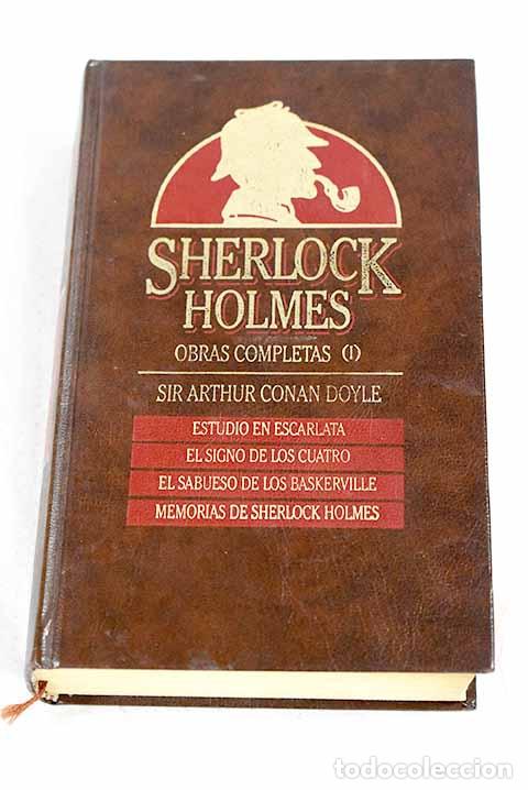 Livres: Estudio en escarlata ; El signo de los cuatro ; El sabueso de los Baskerville .- Conan-Doyle, Arthur