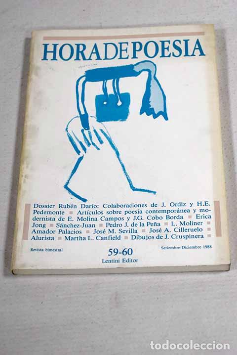 Libros: Hora de poes&iacute;a. N&ordm; 59-60