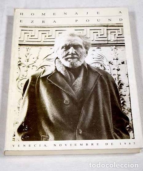 Libros: Homenaje a Ezra Pound: Venecia, noviembre de 1985
