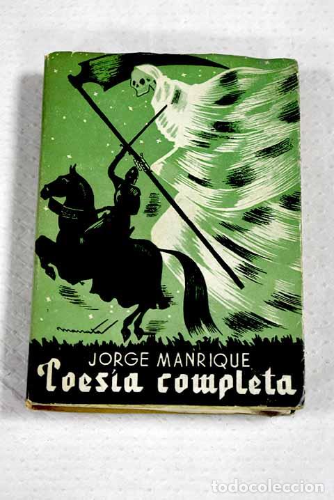 Libros: Poes&iacute;a completa: Manrique, Jorge.- Manrique, Jorge