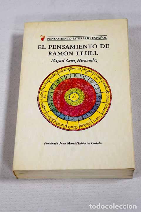 Libros: El pensamiento de Ram&oacute;n Llull.- Cruz Hern&aacute;ndez, Miguel