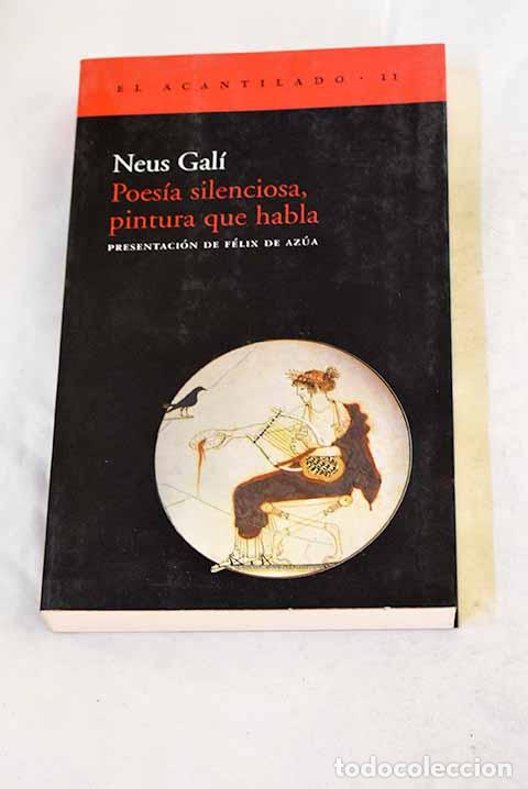Livros em segunda m&atilde;o: Poes&iacute;a silenciosa, pintura que habla: de Sim&oacute;nides a Plat&oacute;n : la invenci&oacute;n del territorio art&iacute;stico