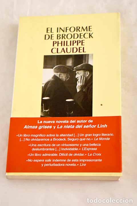 B&uuml;cher: El informe de Brodeck.- Claudel, Philippe