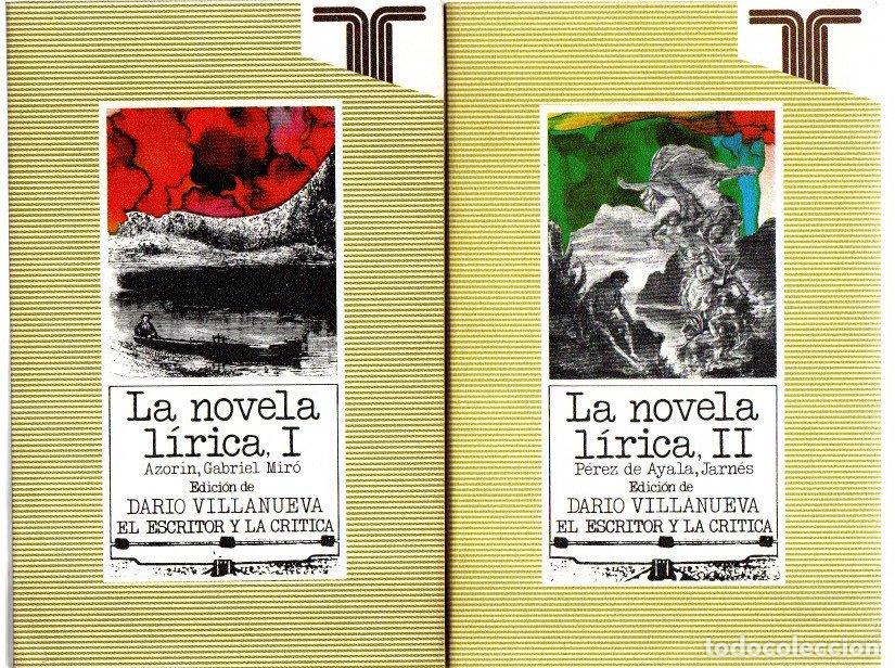 Libri di seconda mano: La novela l&iacute;rica I y II - Villanueva, Dar&iacute;o