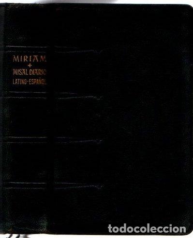 Libri di seconda mano: Miriam. Misal diario latino-castellano y devocionario< - S. J., Pedro Mar&iacute;a de