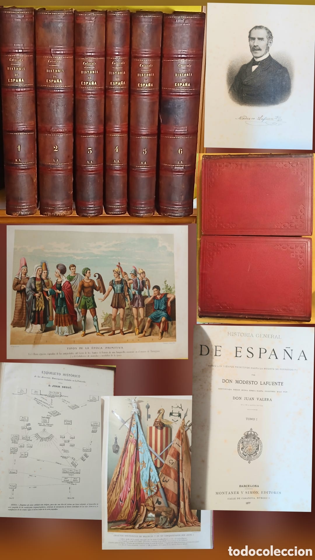 Libros: historia general de Espa&ntilde;a por Don Modesto Lafuente