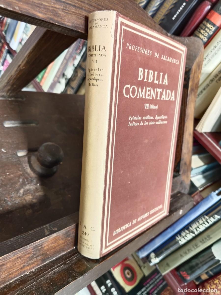 Libros: Biblia comentada VII (&uacute;ltimo): Ep&iacute;stolas cat&oacute;licas. Apocalipsis. Texto de la N&aacute;car-Colunga - Foto 2