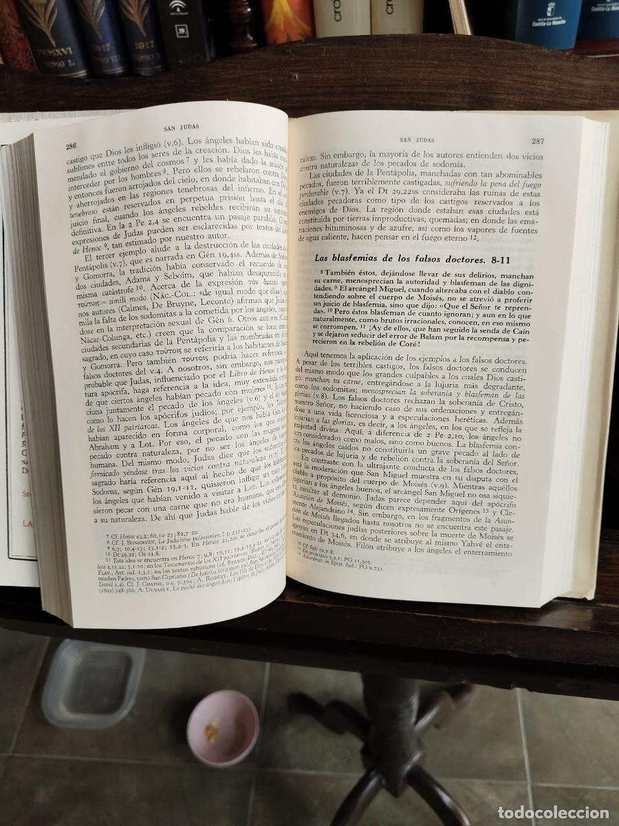Libros: Biblia comentada VII (&uacute;ltimo): Ep&iacute;stolas cat&oacute;licas. Apocalipsis. Texto de la N&aacute;car-Colunga - Foto 4