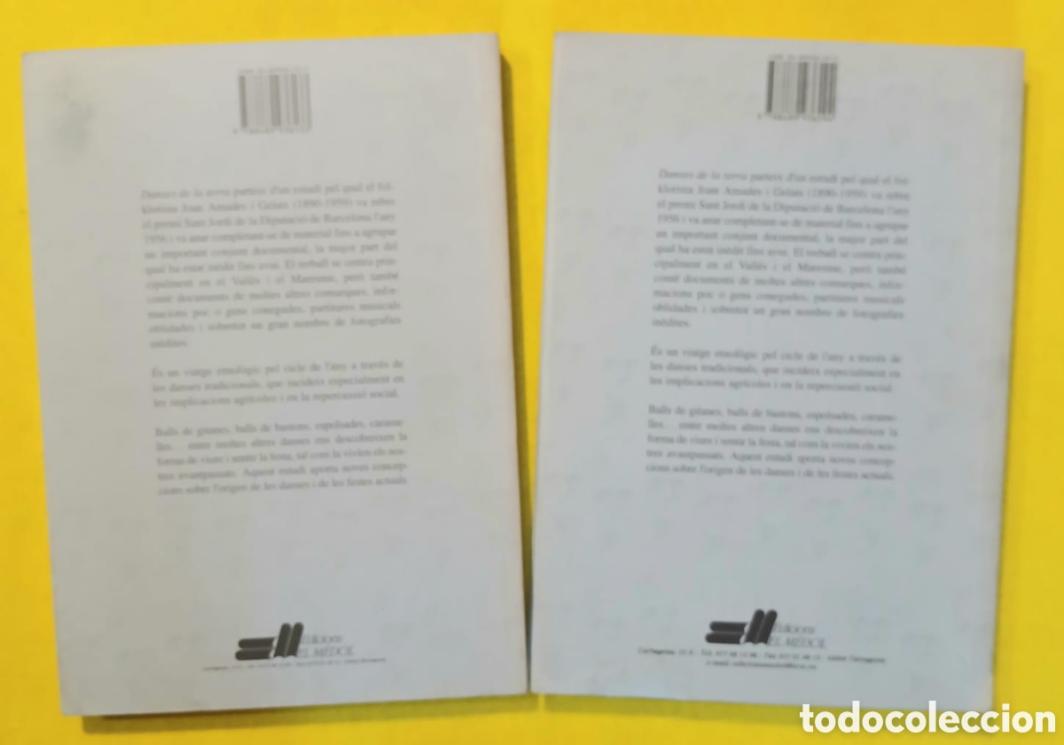 Libros: Danses de la terra, Joan Amades - Foto 2