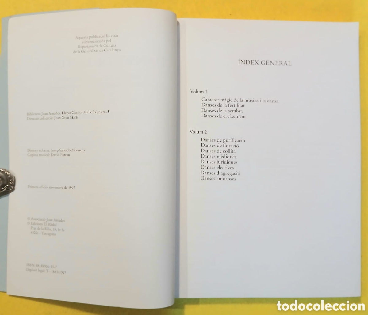 Libros: Danses de la terra, Joan Amades - Foto 3