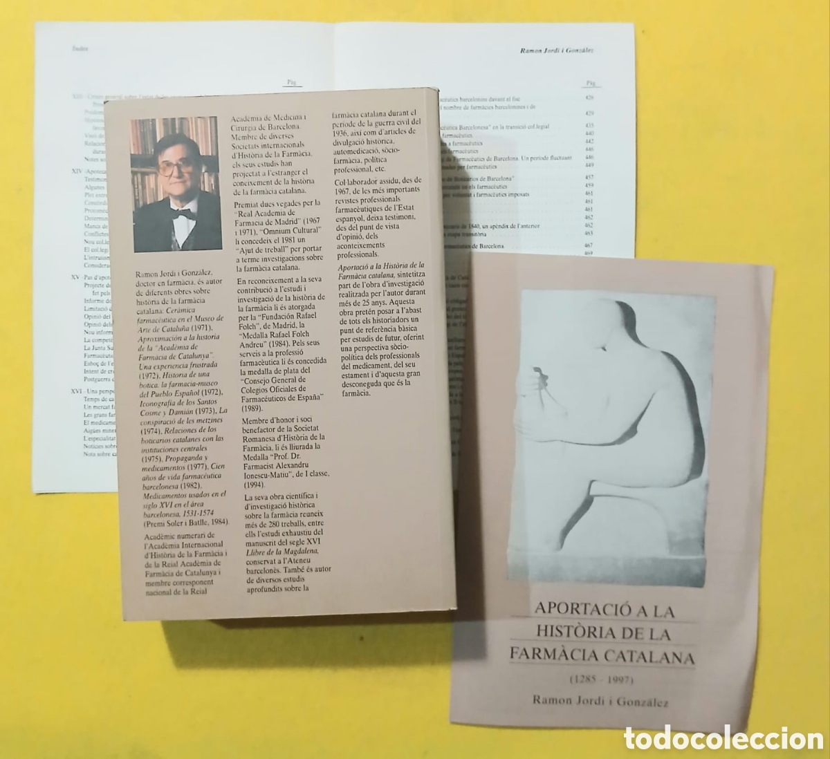 Libros: Aportaci&oacute; a la hist&ograve;ria de la farm&agrave;cia catalana 1285-1997