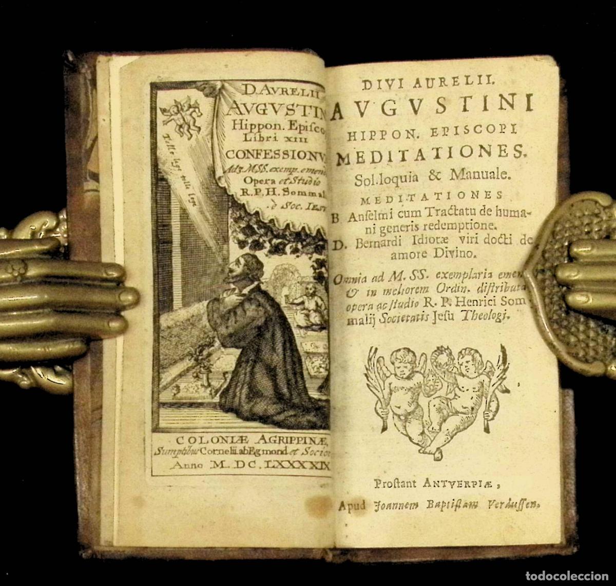 books: MEDITATIONES, SOLILOQUIA & MANUALE. Meditationes B. Anselmi cum tractatu de... SAN AGUSTIN