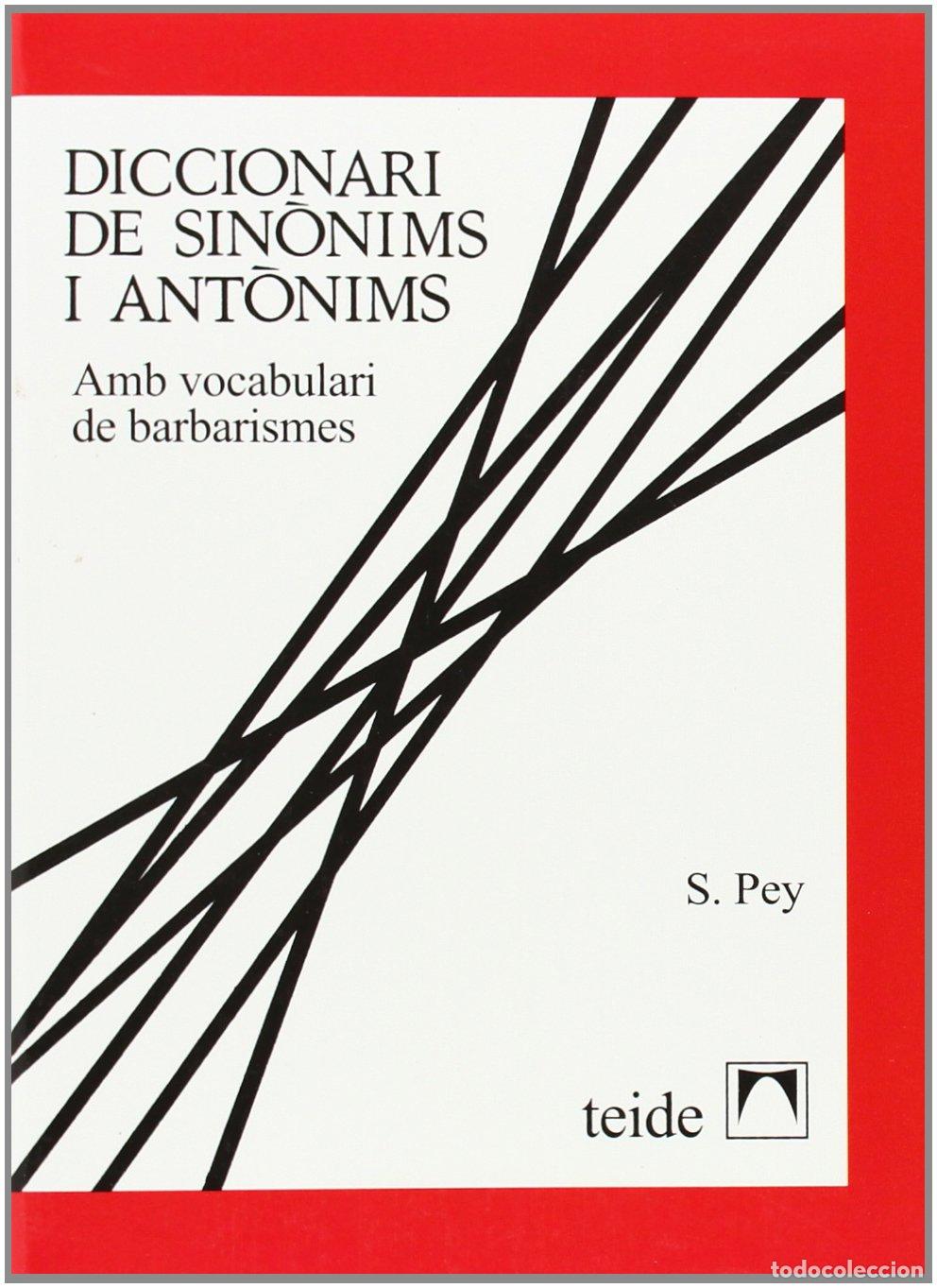 Libros: Diccionari de sin&ograve;nims i ant&ograve;nims - 9788430773299