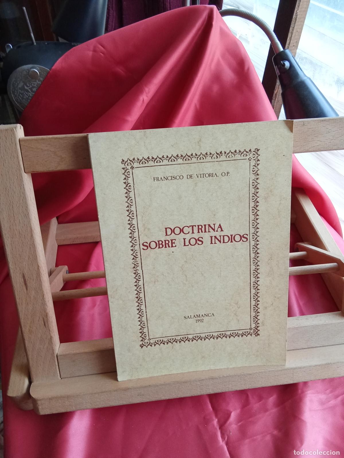 Livros em segunda m&atilde;o: Doctrina sobre los Indios, Salamanca 1992. Francisco de Victoria, O. P. L.12820-1685