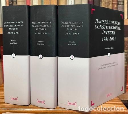 Libros: JURISPRUDENCIA CONSTITUCIONAL INTEGRA. 1981-2001. S&iacute;ntesis pr&aacute;ctica, texto completo y actualiza... -