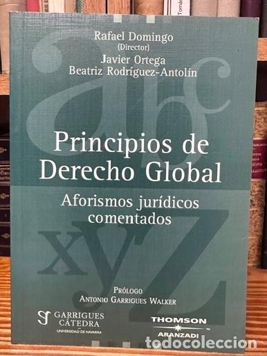 books: PRINCIPIOS DE DERECHO GLOBAL. Aforismos jur&iacute;dicos comentados. Pr&oacute;logo de Antonio Garrigues Walker -