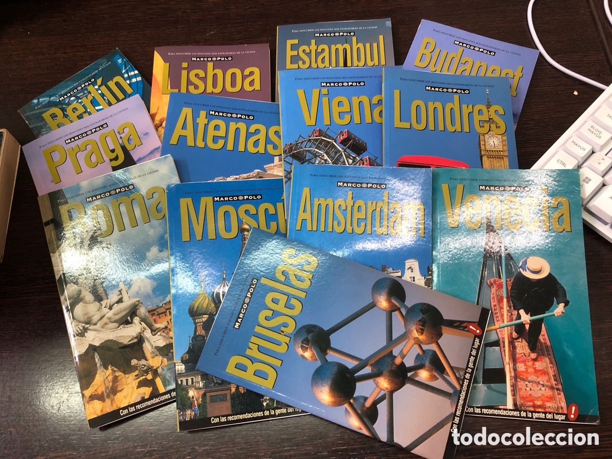 Libros: COLECCION GUIA DE VIAJE MARCO POLO BERLIN LISBOA PRAGA ATENAS ROMA MOSCU AMSTERDAM VENECIA
