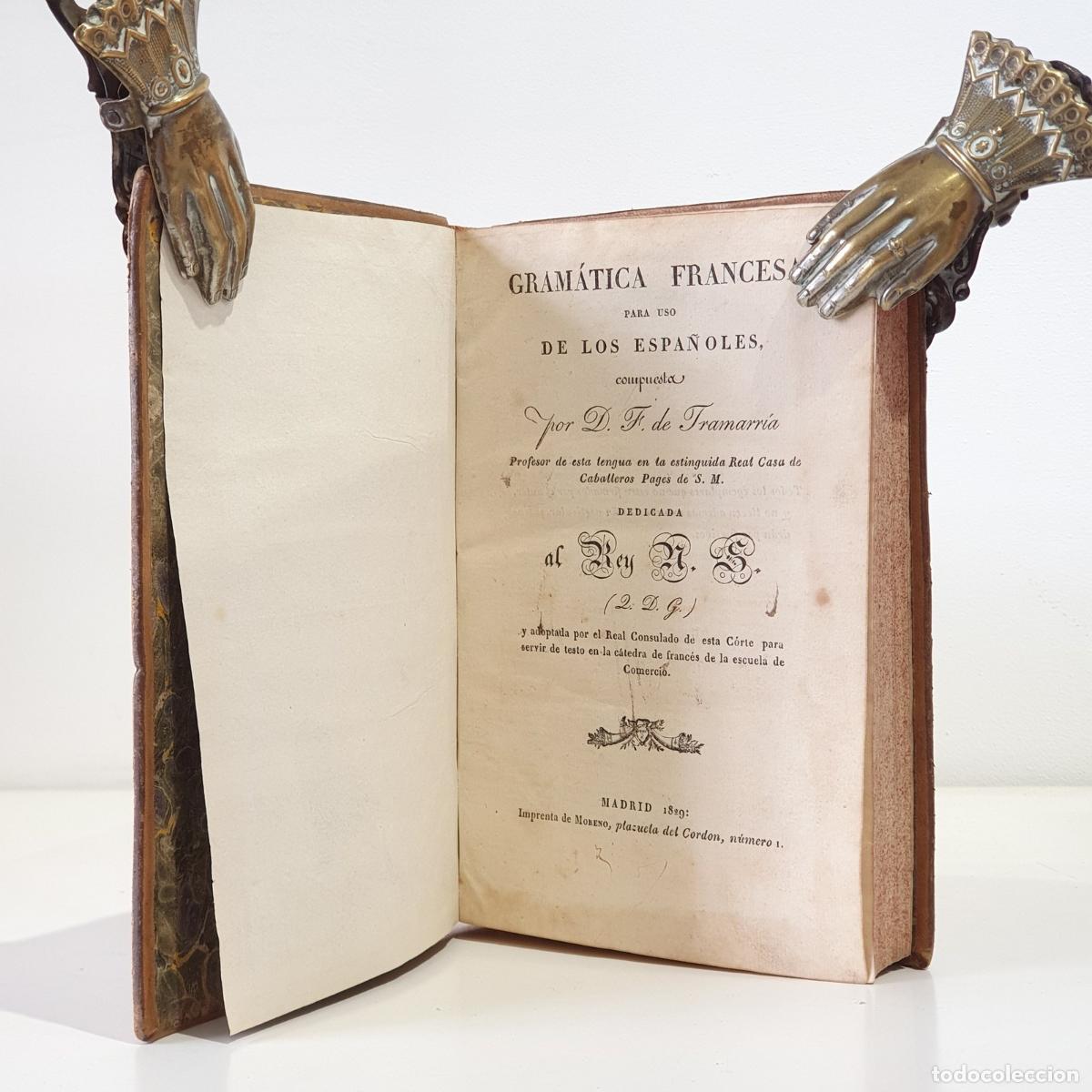 Libros: TRAMARRIA, F. de - Gram&aacute;tica franc&eacute;s para uso de los espa&ntilde;oles