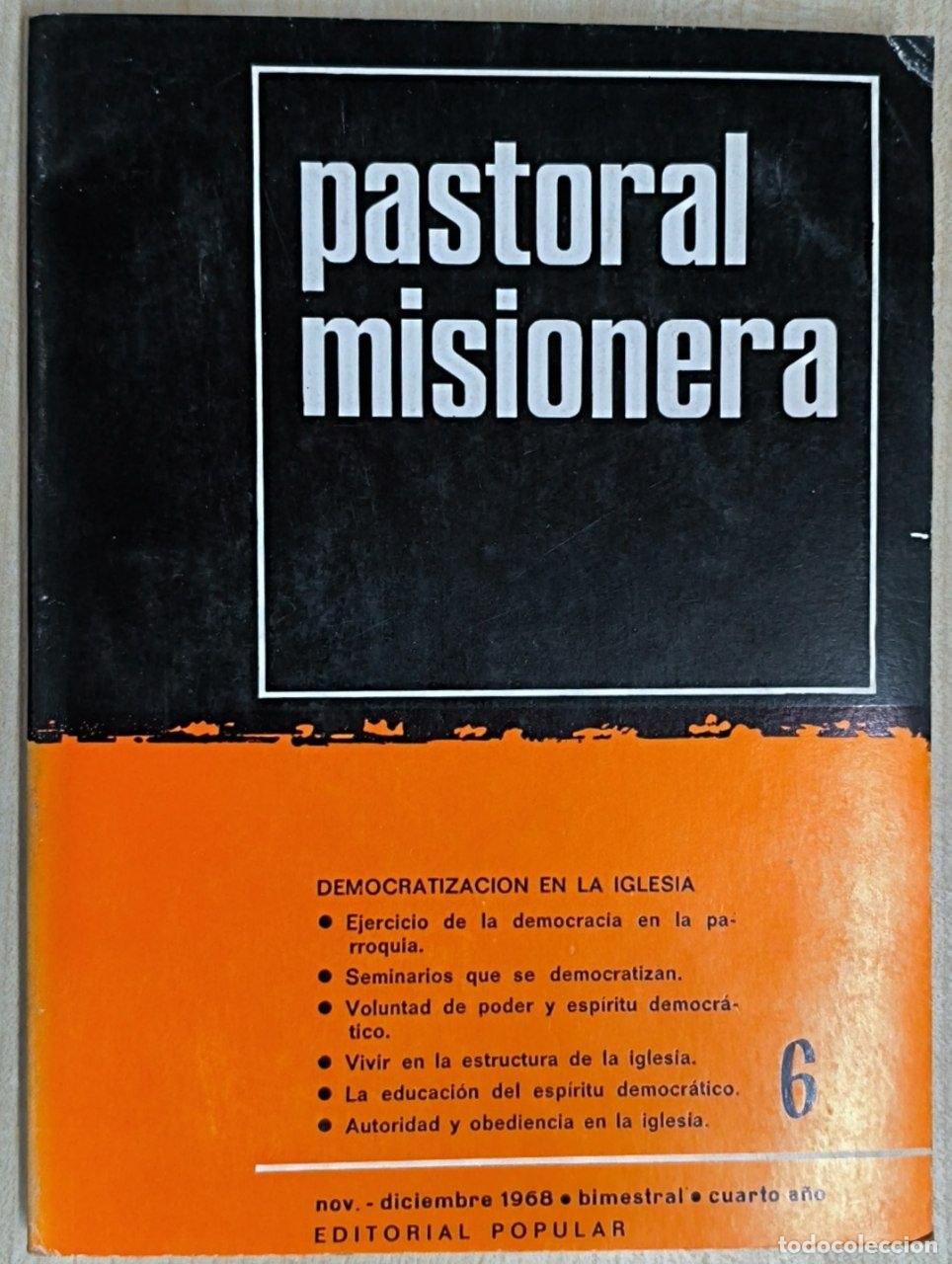 Libri di seconda mano: PASTORAL MISIONERA (6) Democratizacion en la iglesia
