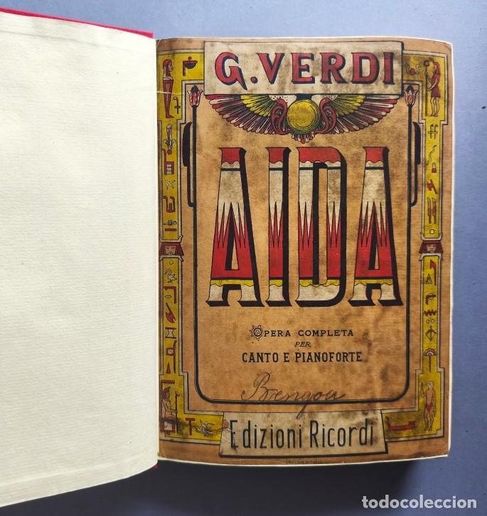 Livros em segunda m&atilde;o: AIDA. Opera in Quattro Atti di Antonio Ghislanzoni. Musica di Giuseppe Verdi. Edizioni Complete. Ca