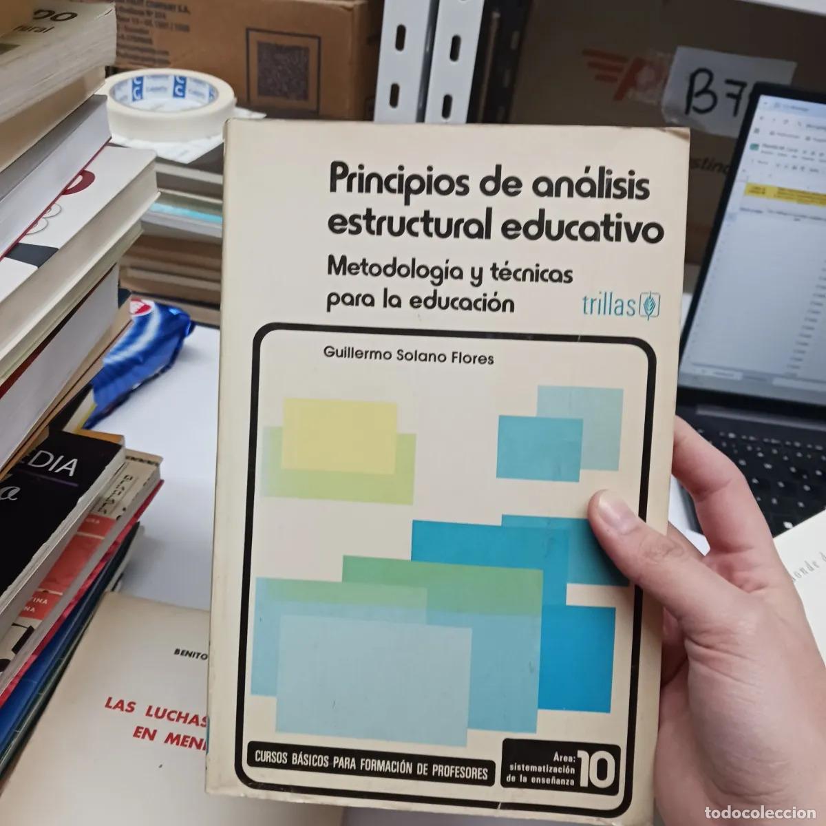 Livros em segunda m&atilde;o: Principios de analisis estructural educativo (det.) - Guillermo Solano Flores