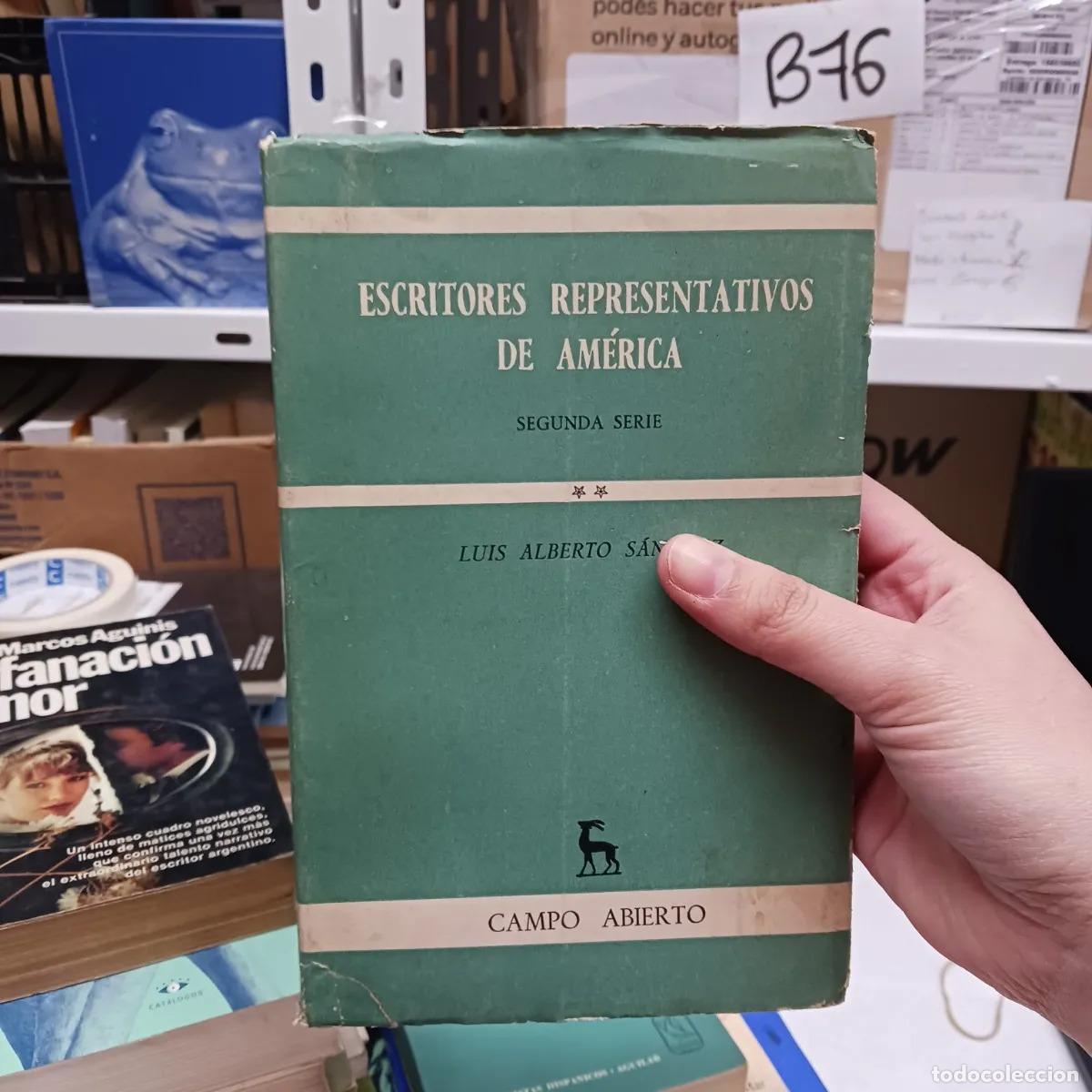 Livros em segunda m&atilde;o: Escritores representativos de America (det.) - Luis Alberto Sanchez