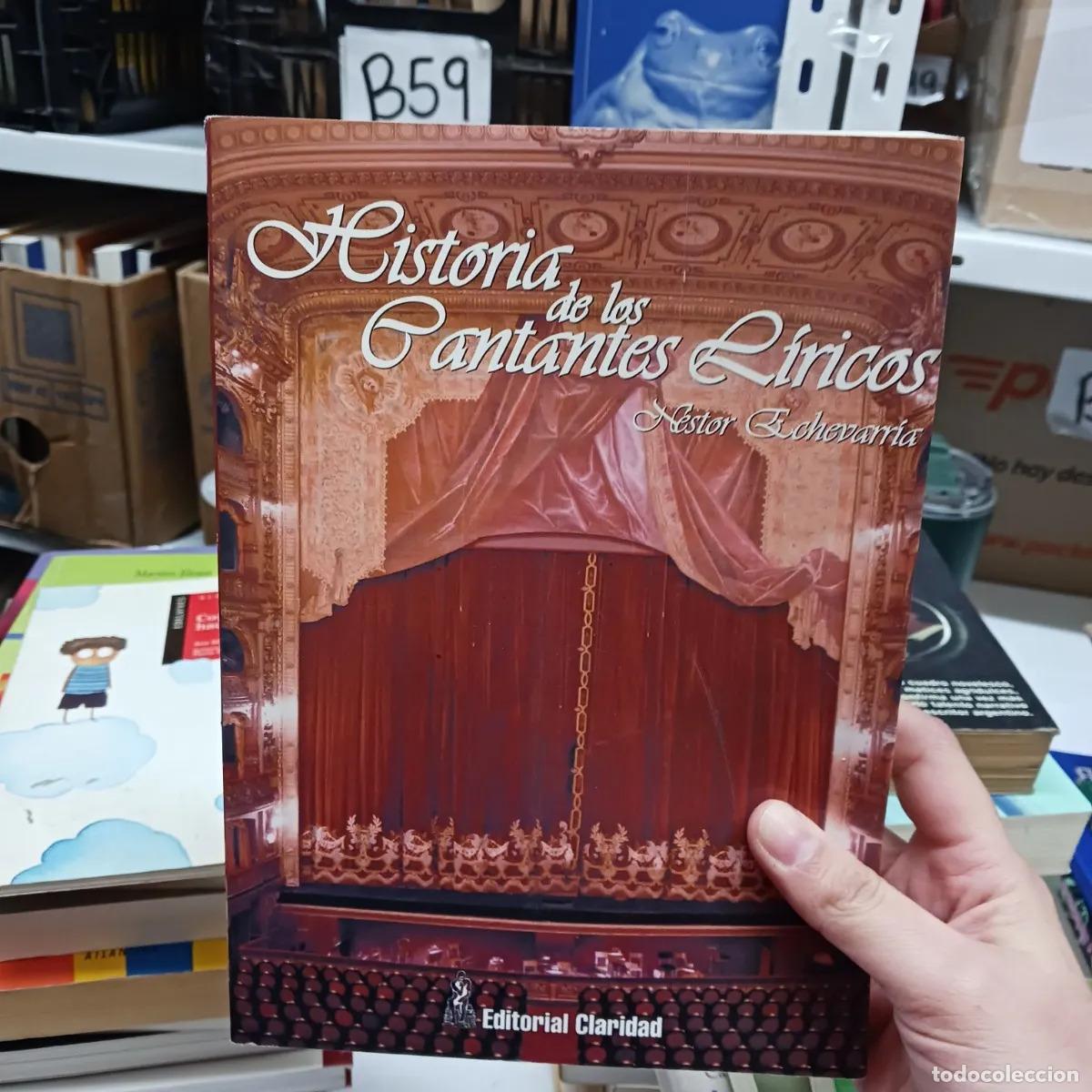 Livros em segunda m&atilde;o: Historia de los cantantes liricos - Nestos Echevarria