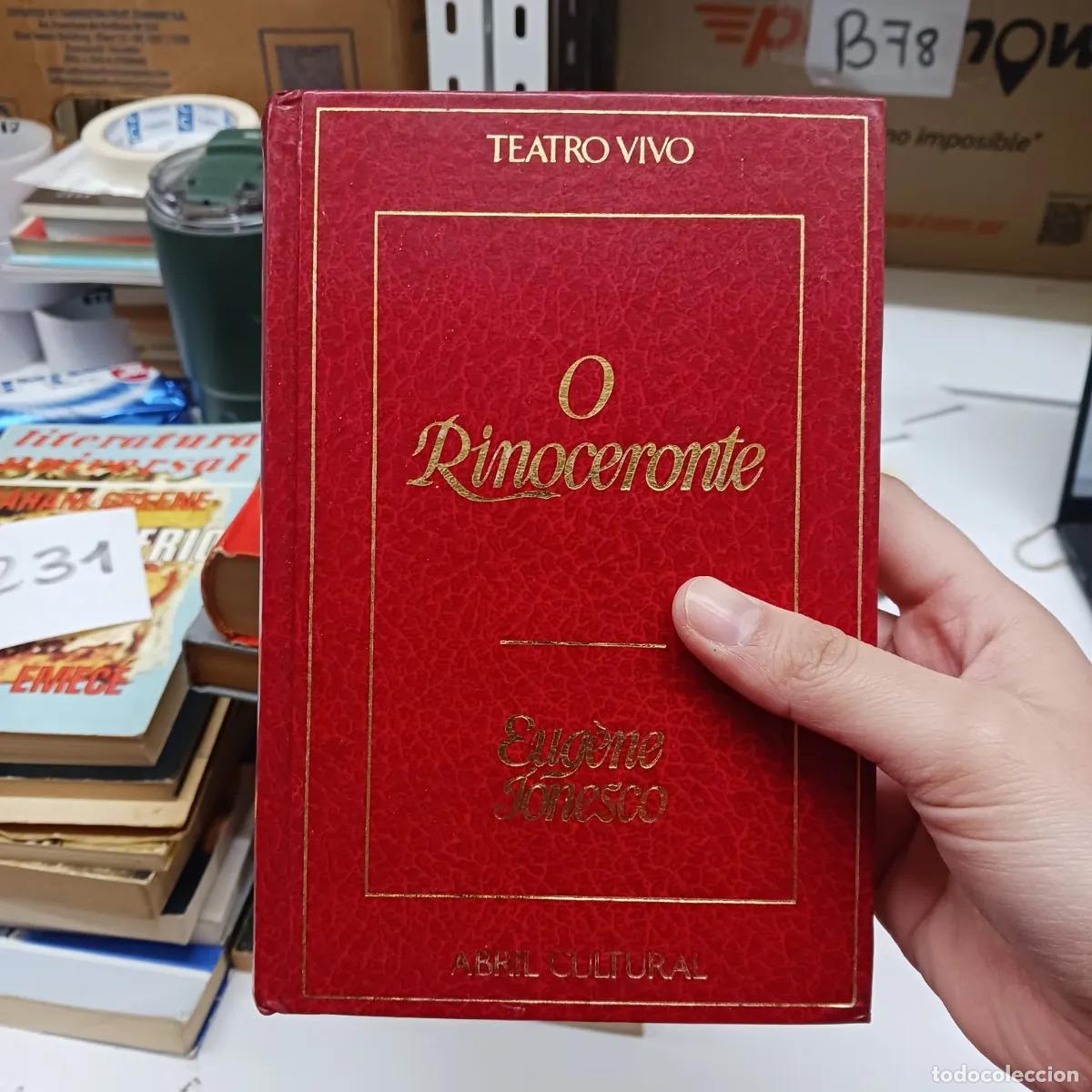 Libros: O rinoceronte - Eugene Jonesco