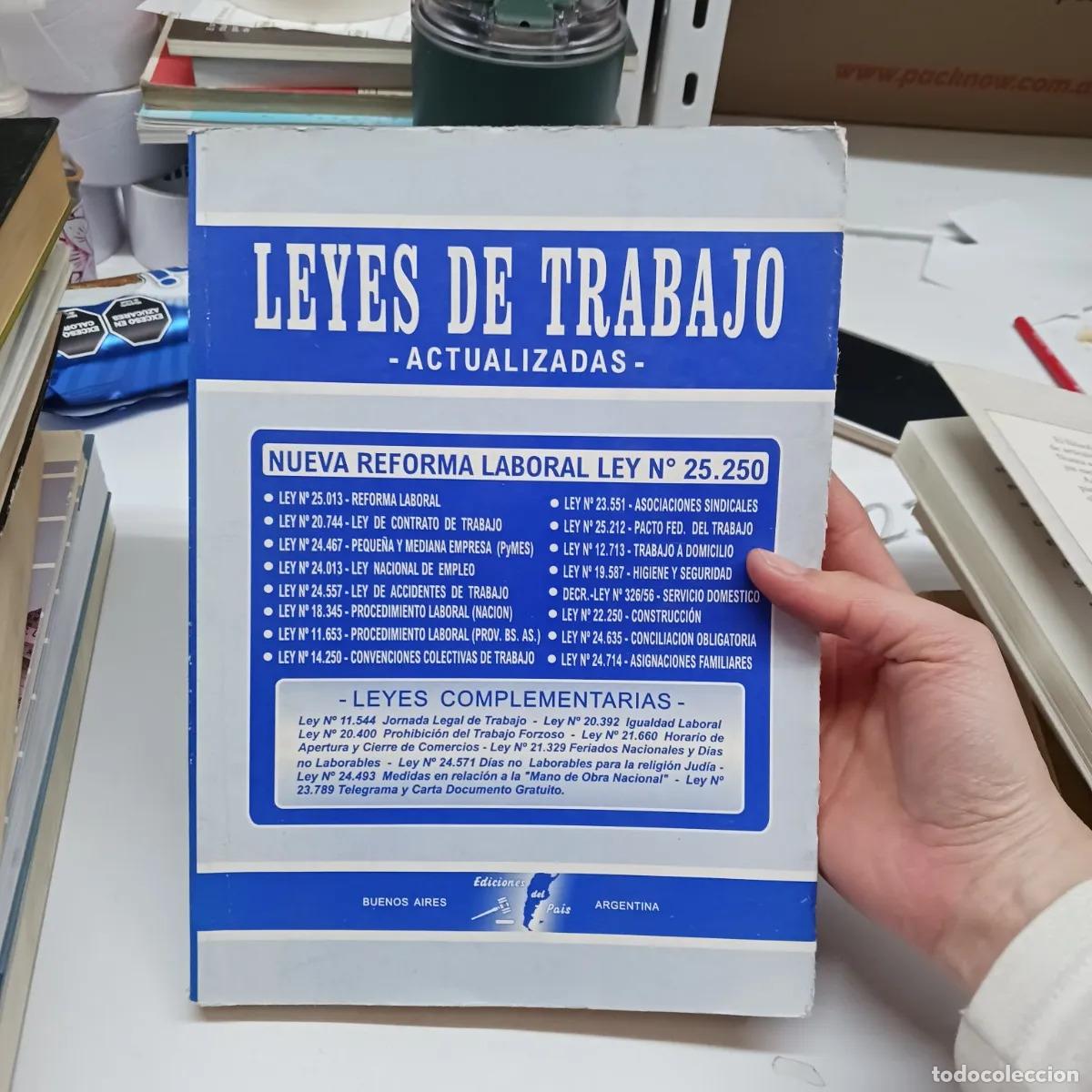 B&uuml;cher: Leyes de trabajo actualizadas (det.) - VVAA