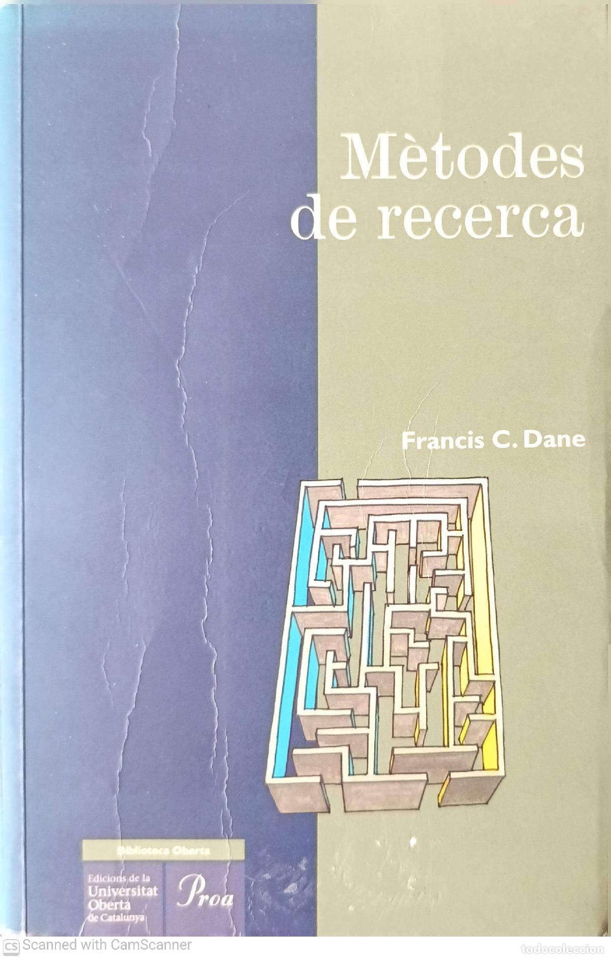 Libros: M&egrave;todes de recerca - Francis C. Dane