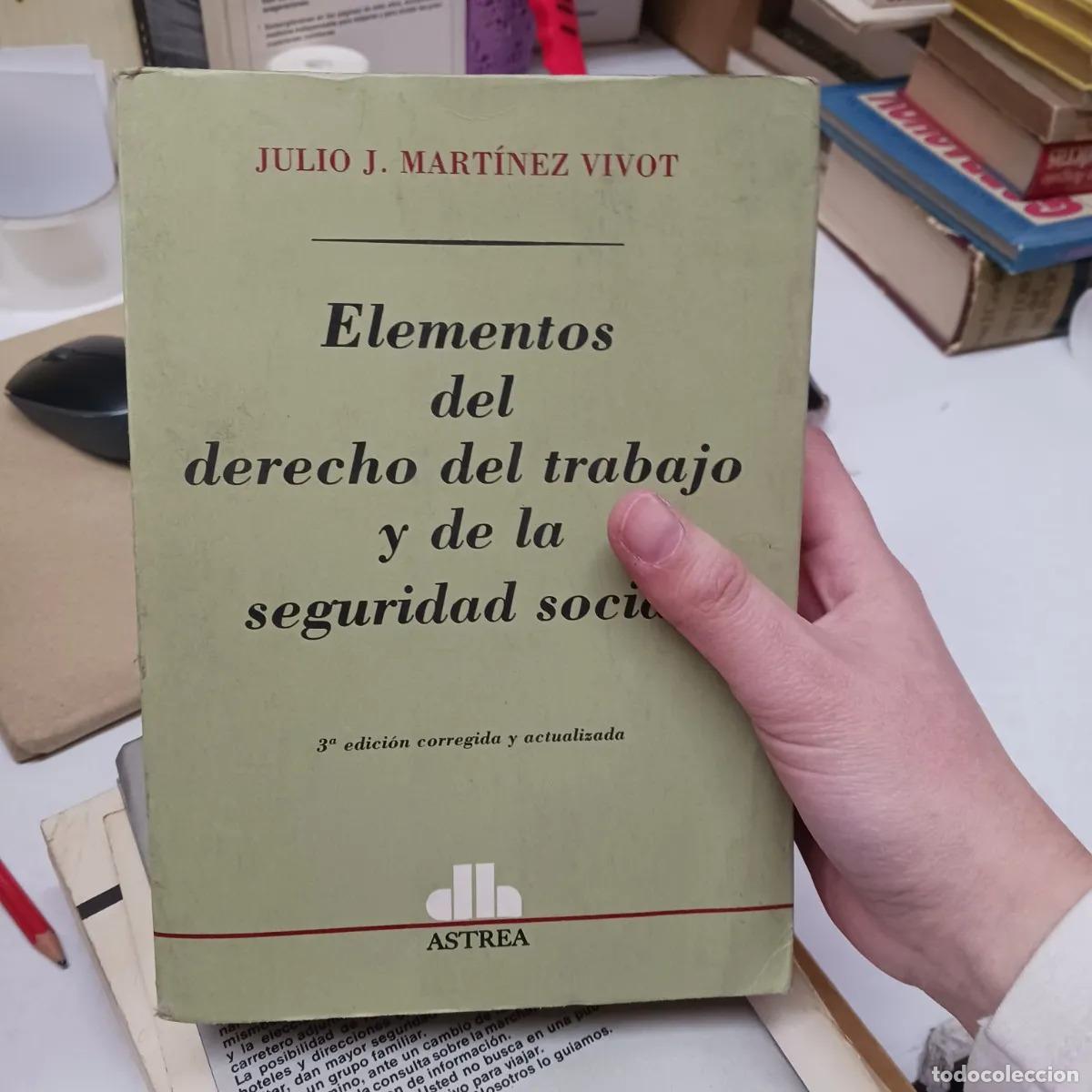 Libros: Elementos del derecho del trabajo y de la seguridad social - Julio J. Mrtinez Vivot
