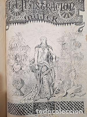 Livres: LA ILUSTRACI&Oacute;N DE LA MUJER 1883 AL 1884. Tomo I.